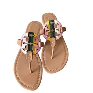 Tory Burch Pastel Rainbow Miller Sandal